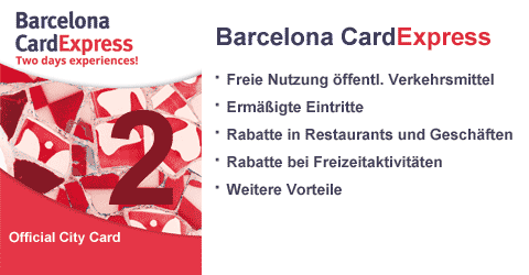 Barcelona Card Express für 2 Tage