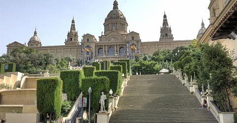 The museum Nacional d'Art Catalunya